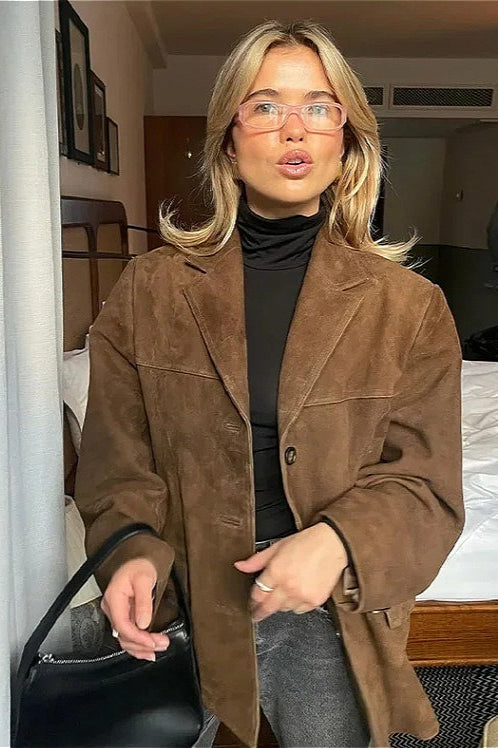 Retro Suede Loose Jacket