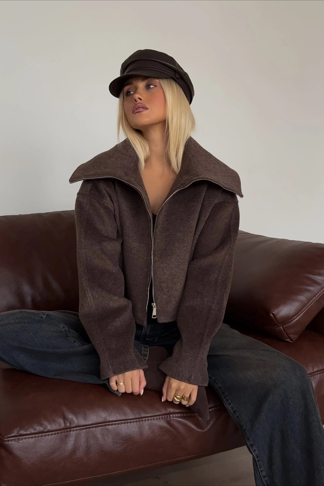 Collared Loose Casual Jacket