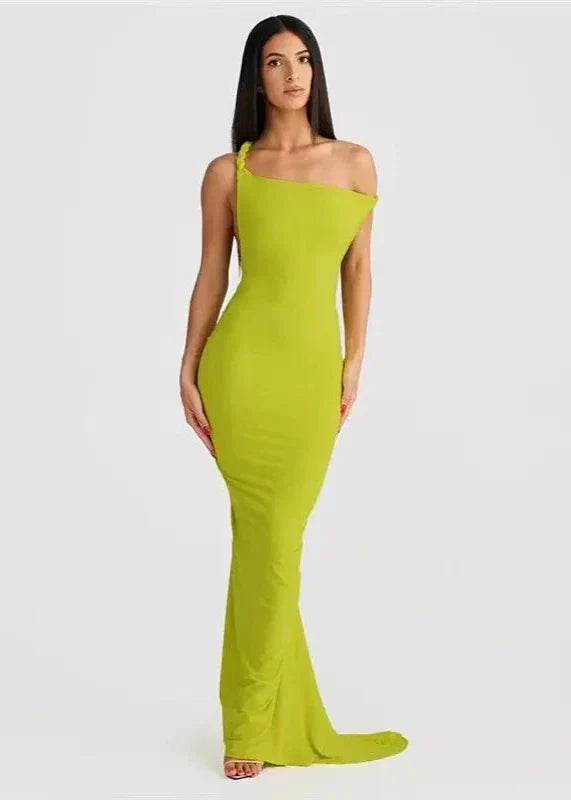 Backless Sling Slim Fit Long Dress