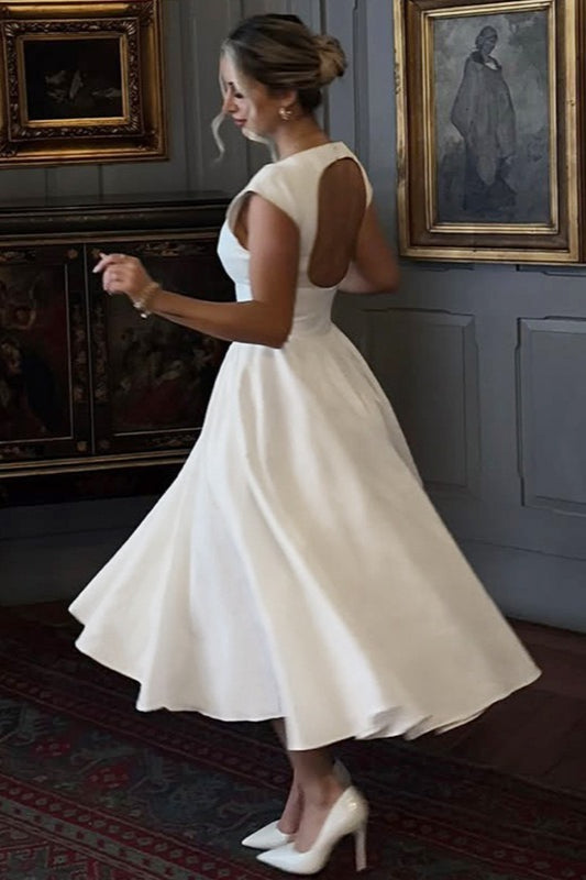 Sexy Off Shoulder Sleeveless Backless Waist Cinched Party Dress