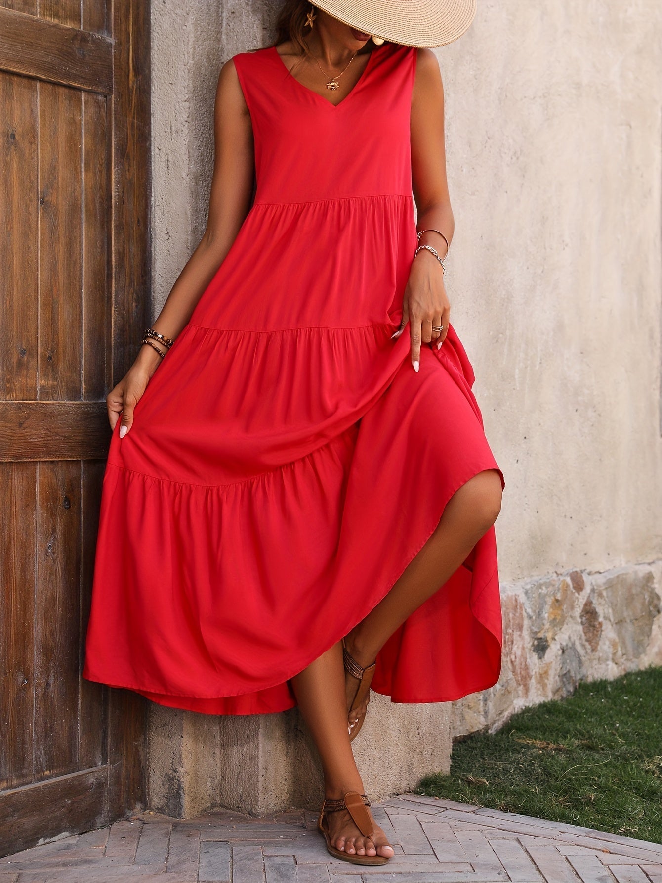 Marciana Simple and Stylish Summer Dress for Women Modern Chic Style