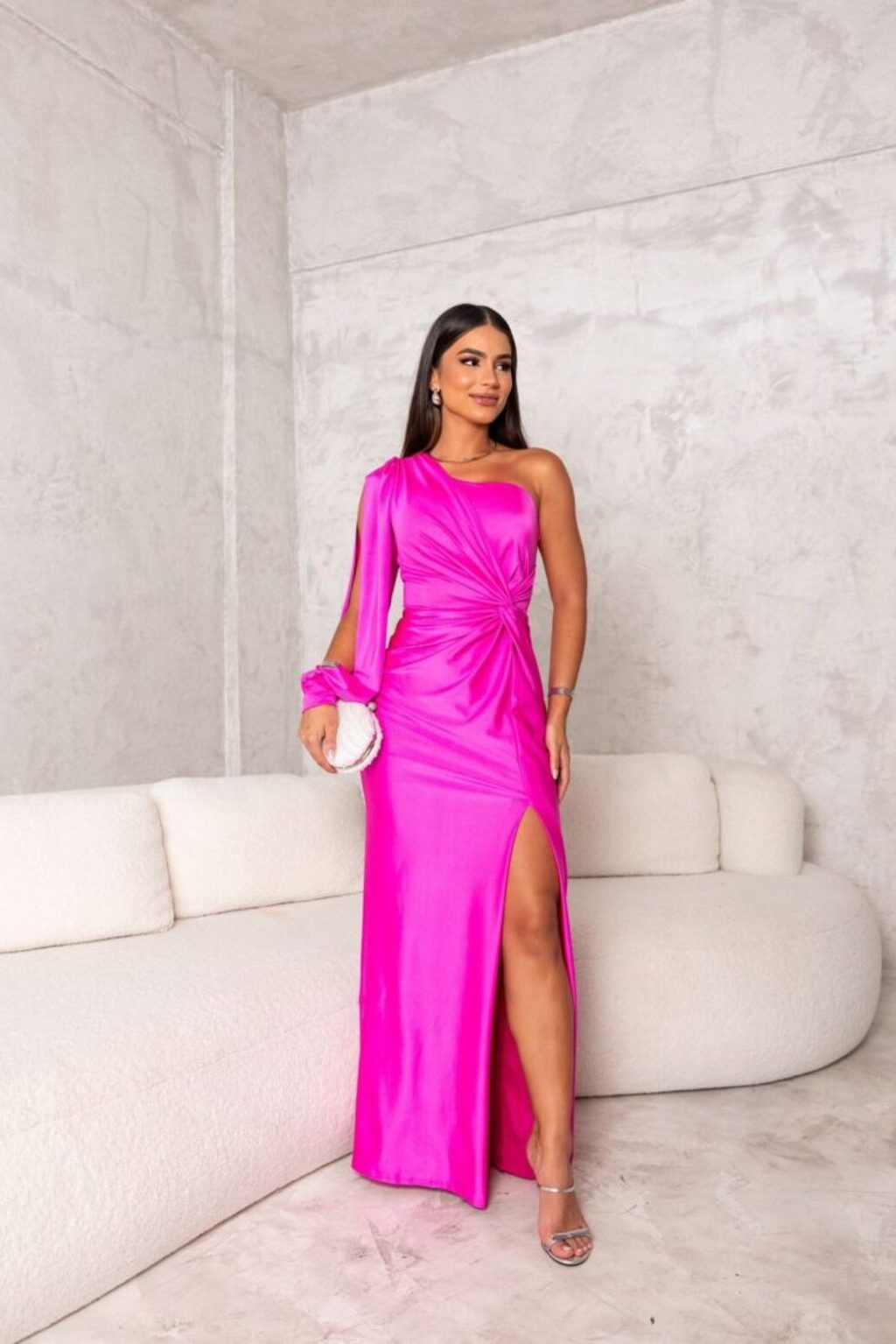 Rachel Timeless Satin Dress Designer Edit