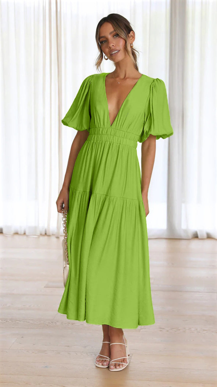 Brunch It Right Midi Dress Light Green