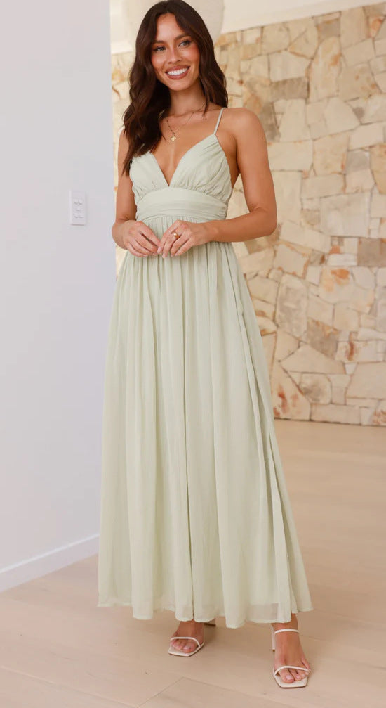 Croft Dress Green