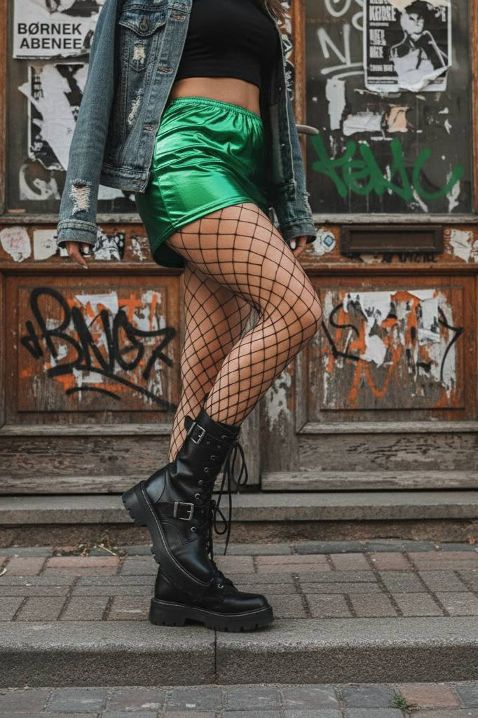 Sexy Wetlook Mini Club Party Skirt