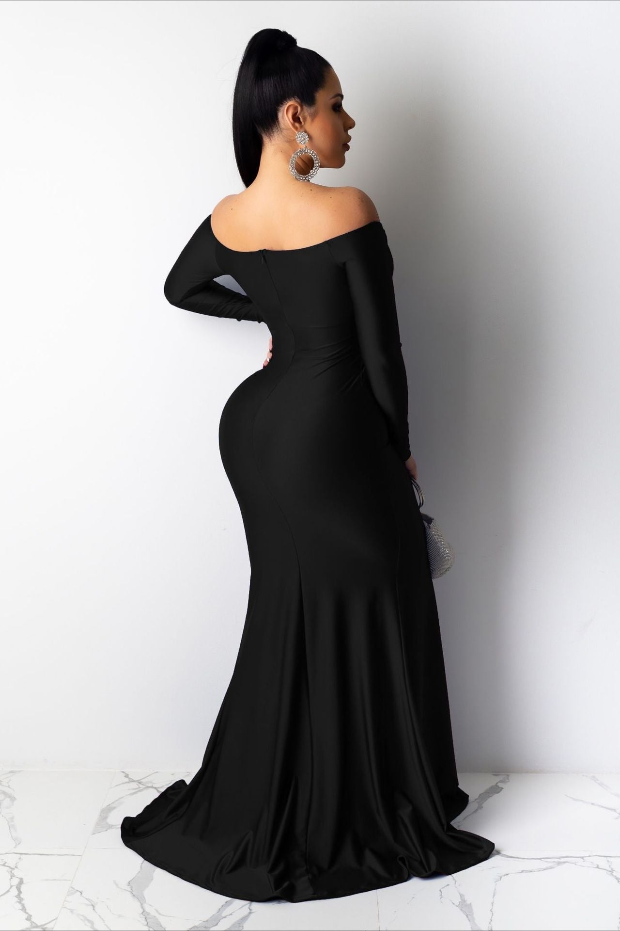 Long Sleeve Bodycon Maxi Dress 7