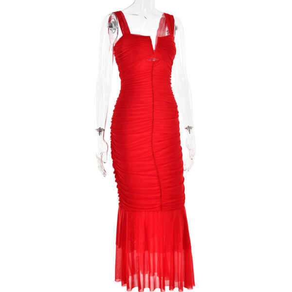 Kayla Maxi Dress Red