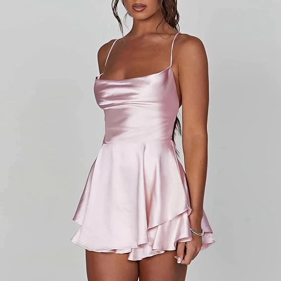 Lorena Timeless Satin Dress Premium Wardrobe Essential
