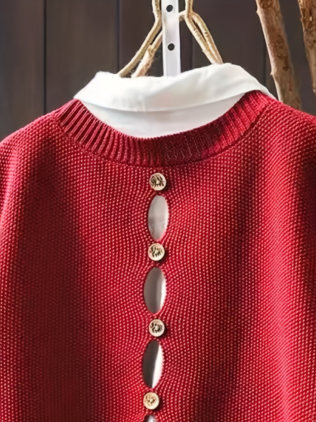 Round Neck Sleeveless Ribbed Knit Sweater Vest