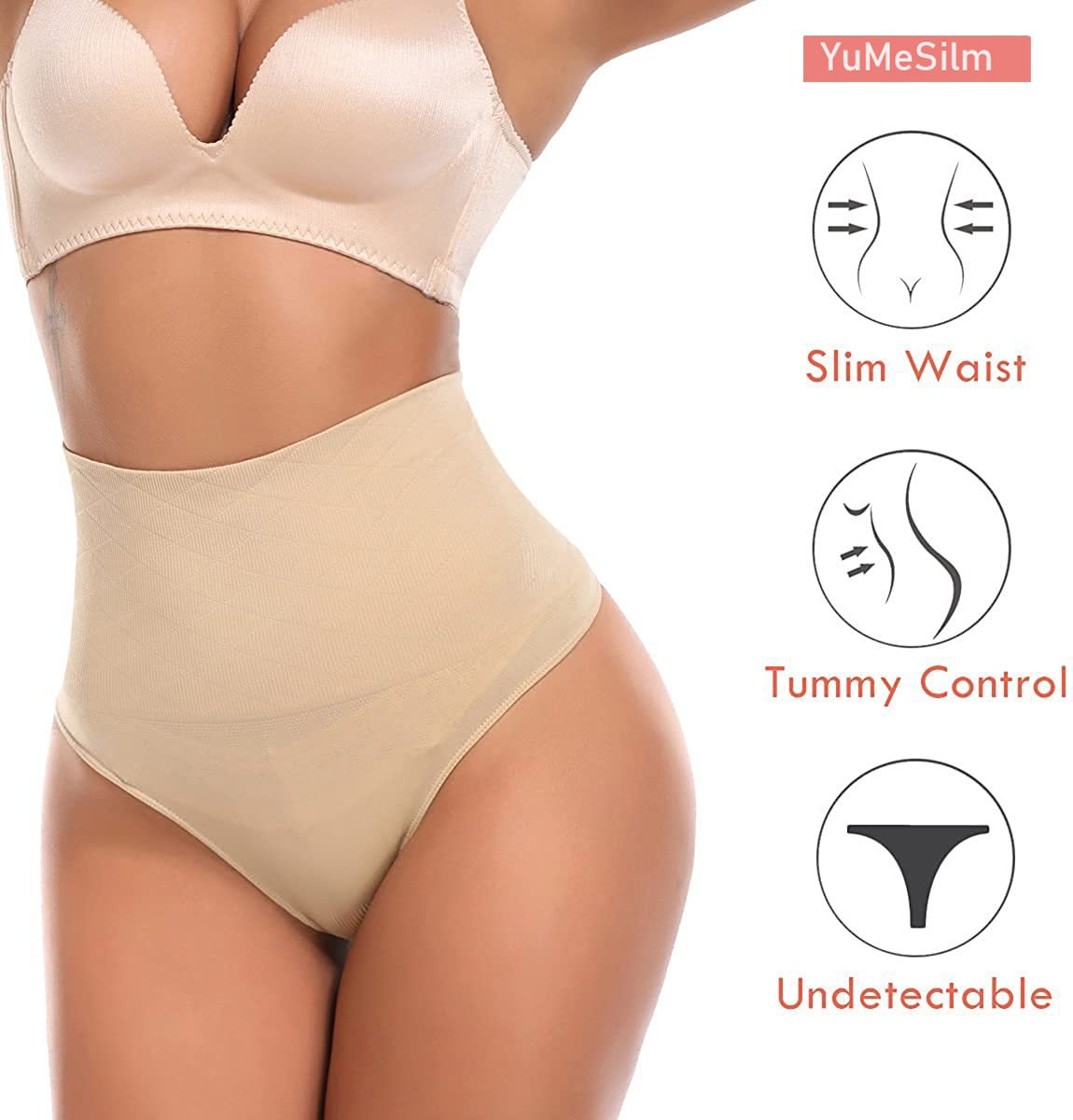 Tummy control thong