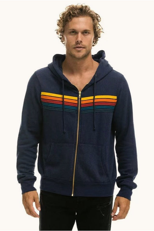 Rainbow Long Sleeve Casual Hoodie