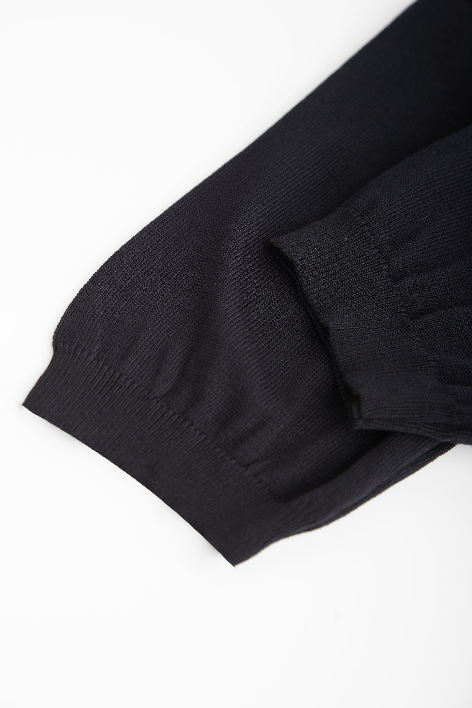 Anika Black Lapel Sweater