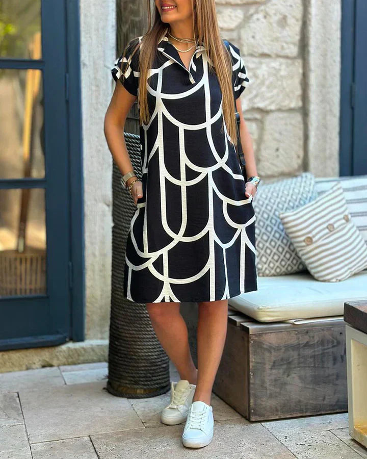 Melany Stylish and Elegant Summer Dress for Women Relaxed Modern Fit