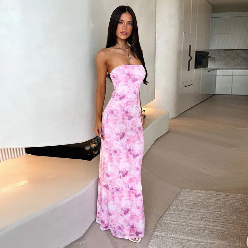 Pires Maxi Dress Pink