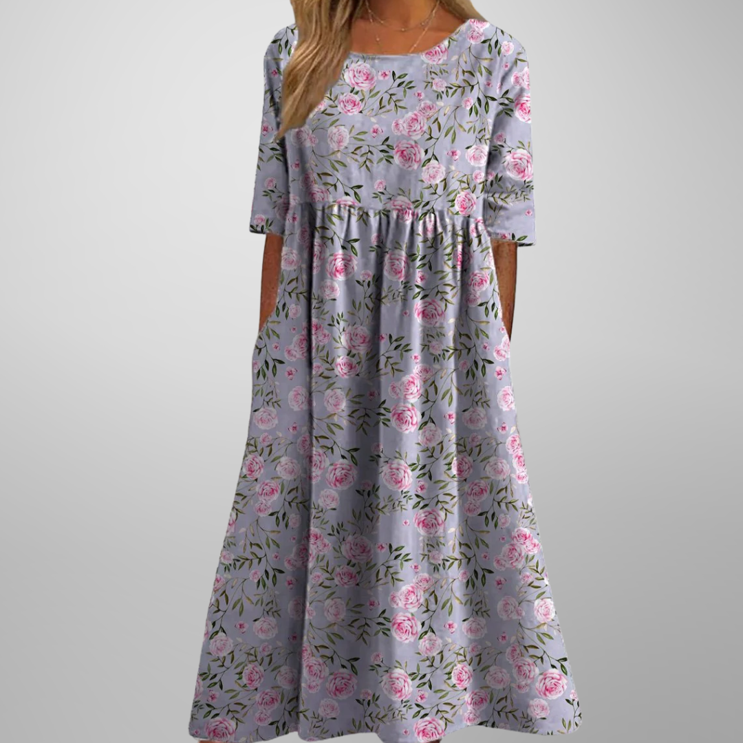 Faye | Relaxed Floral Midi 6