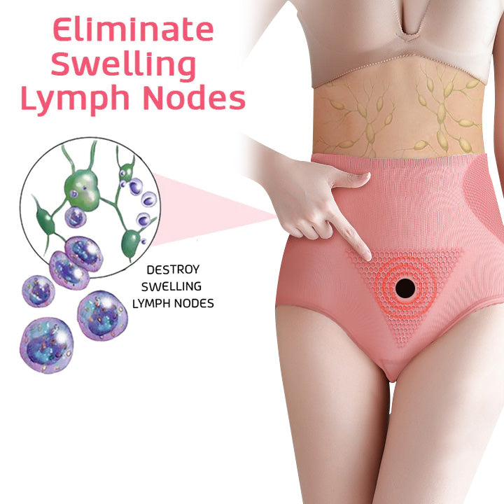 New graphene seamless high-waisted antibacterial shaping panties
