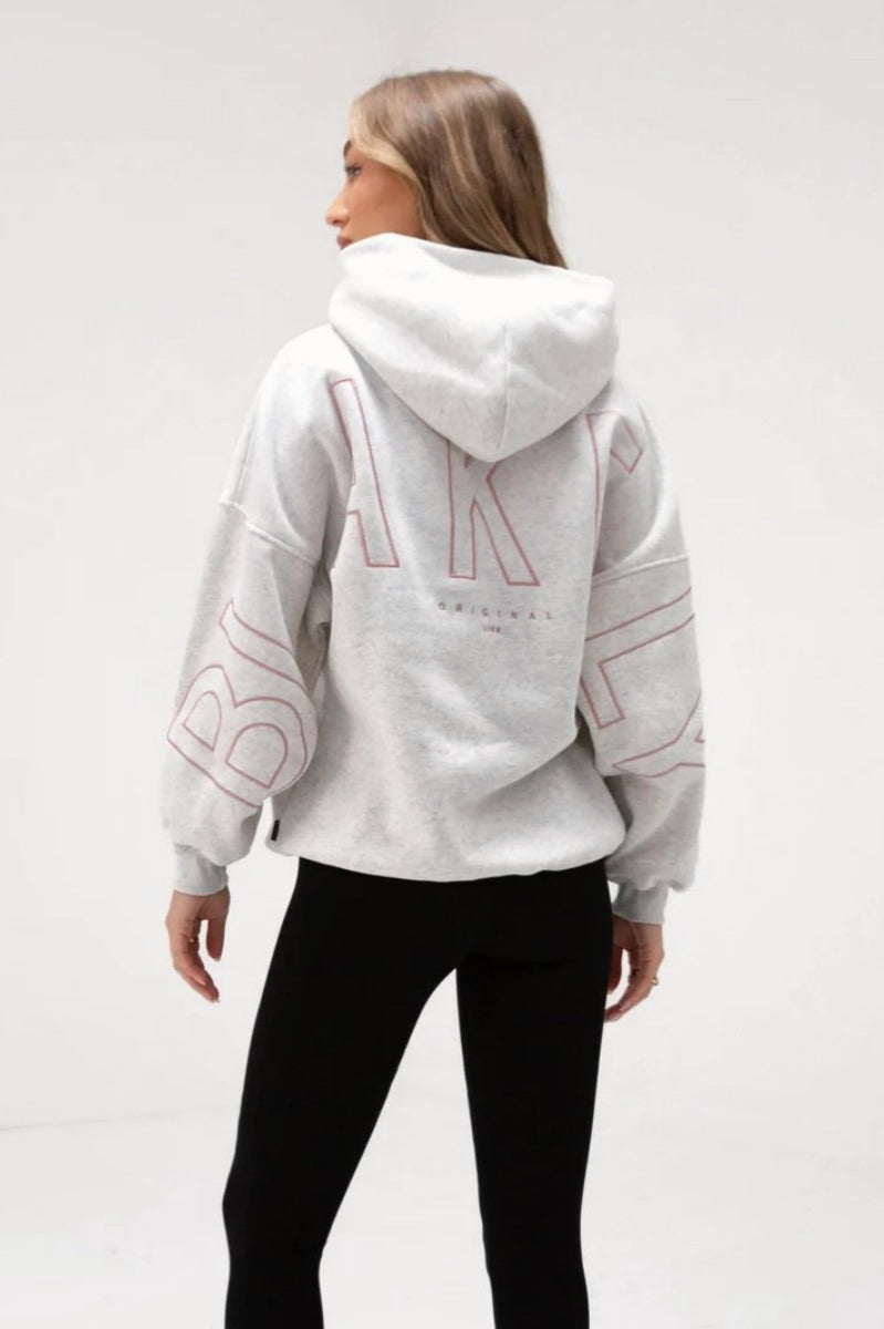 Printed Thick Loose Hoodie