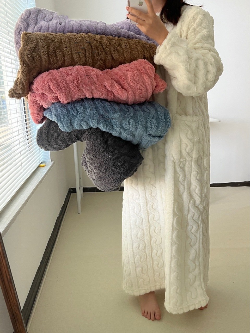 lusailstore - Coral Fleece Nightgown