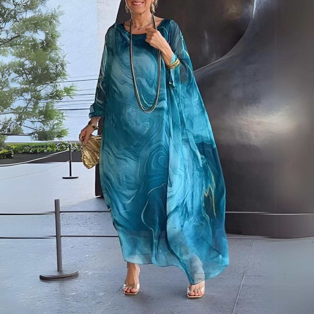 Marcia Exclusive Silk Chiffon Dress Evening Wear Edit