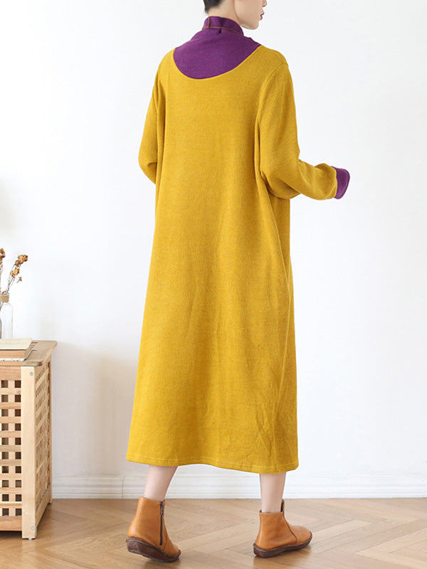 My Softer Side High-Neck Midi Dress