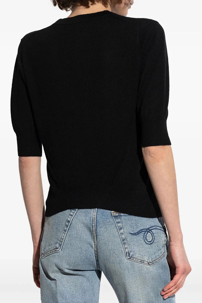 VNeck Stretch Knit Cardigan