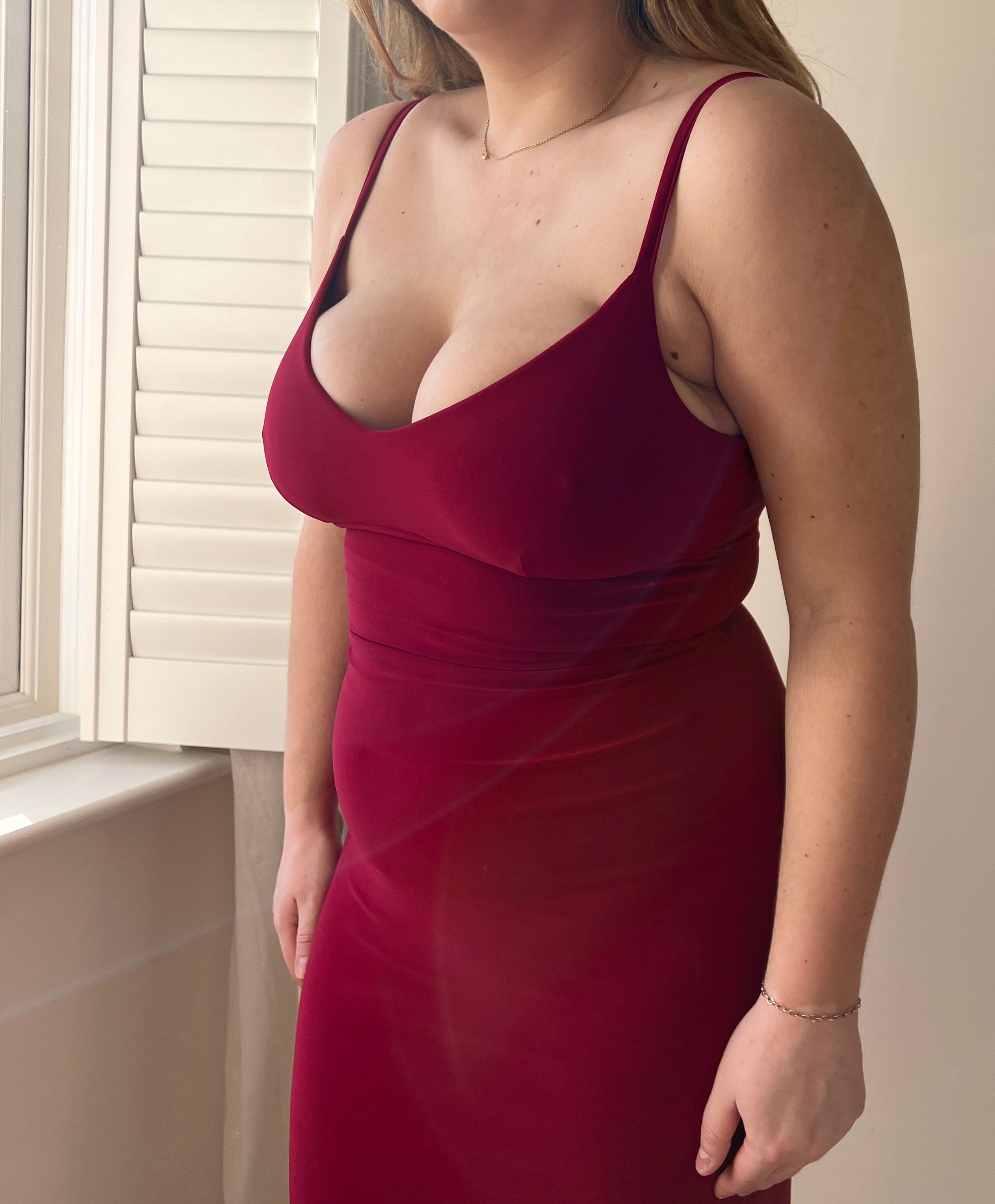 Adjustable Strap Drawstring Waist Bodycon Dress