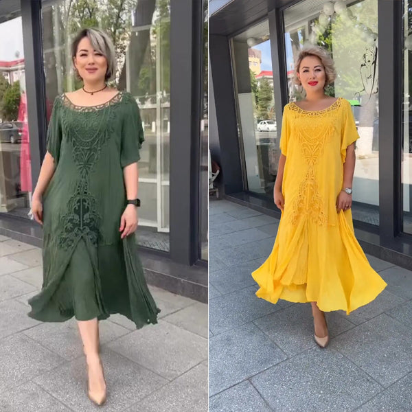 Caridad Statement Stylish Summer Dress Versatile Premium Wardrobe Essential