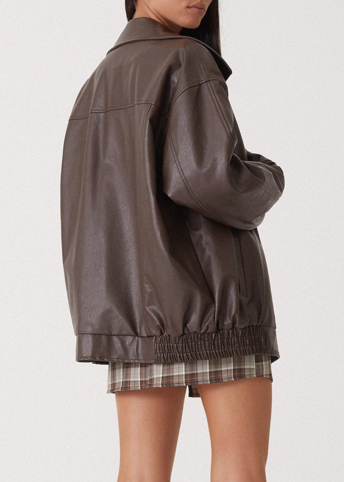 Women's Leather Jacket �Locomotive-InspiRed Style