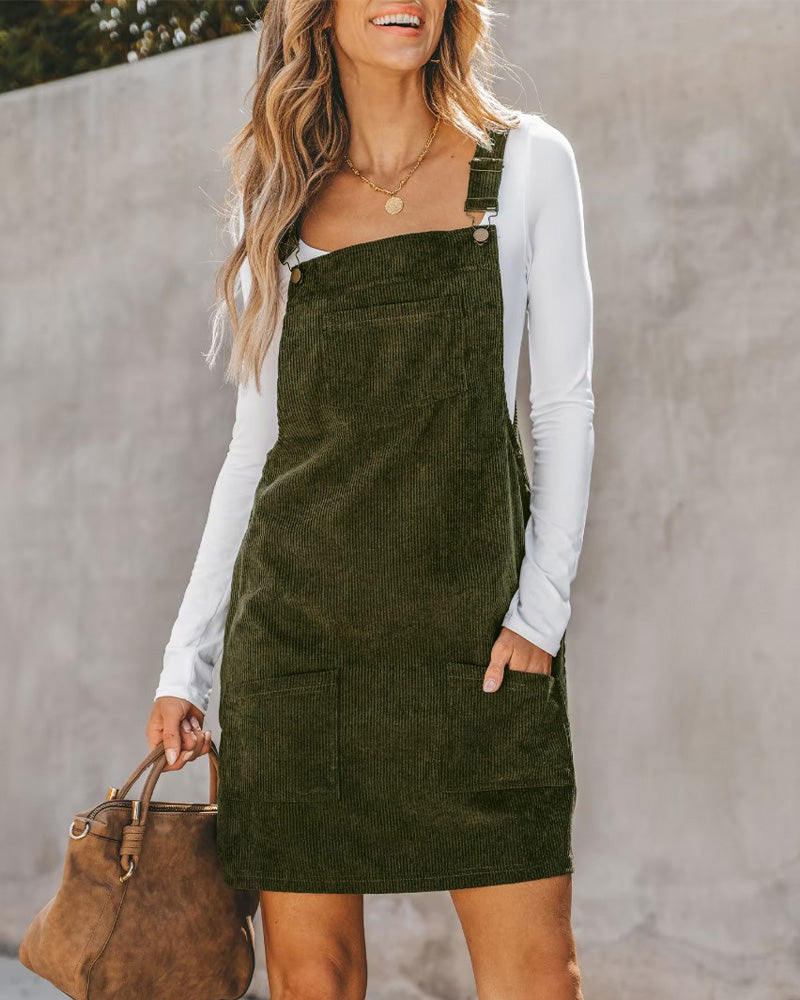 Pocket Shift dress - Solid color