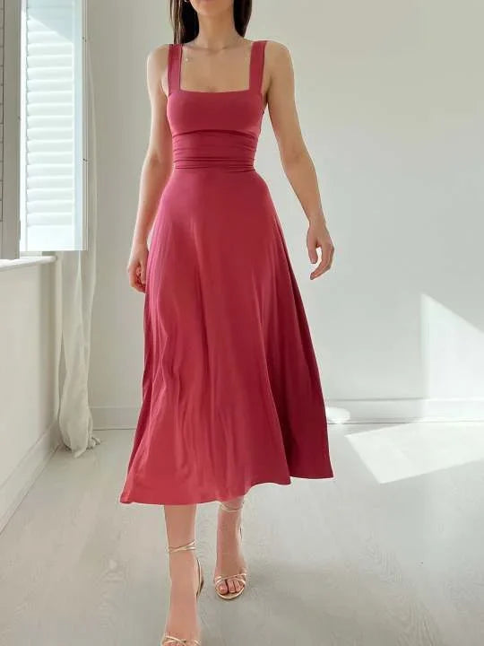 Graciela Minimalist Stylish Midi Dress Designer Edit