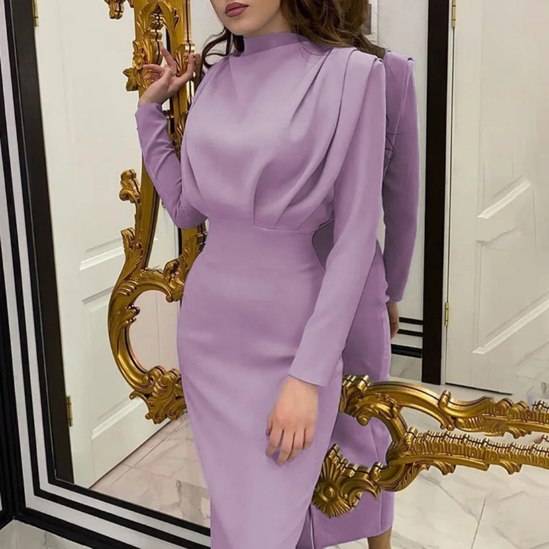 Zelia Exclusive Long Sleeve Maxi Dress Everyday Luxe Edit