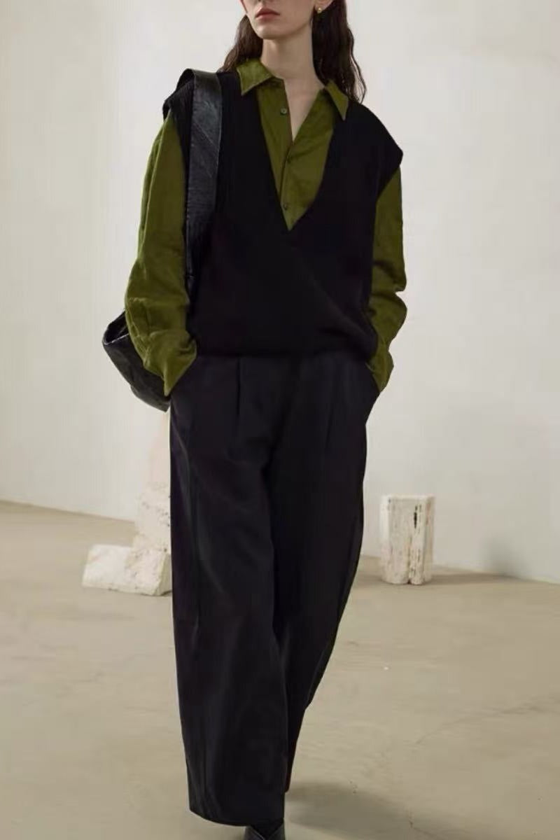 Linen Minimalist Layering Blouse