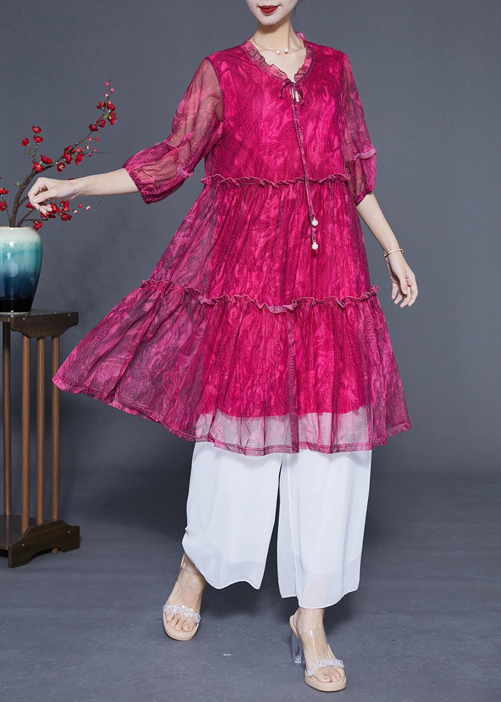Classic Vintage Dress with a Flattering Fit
