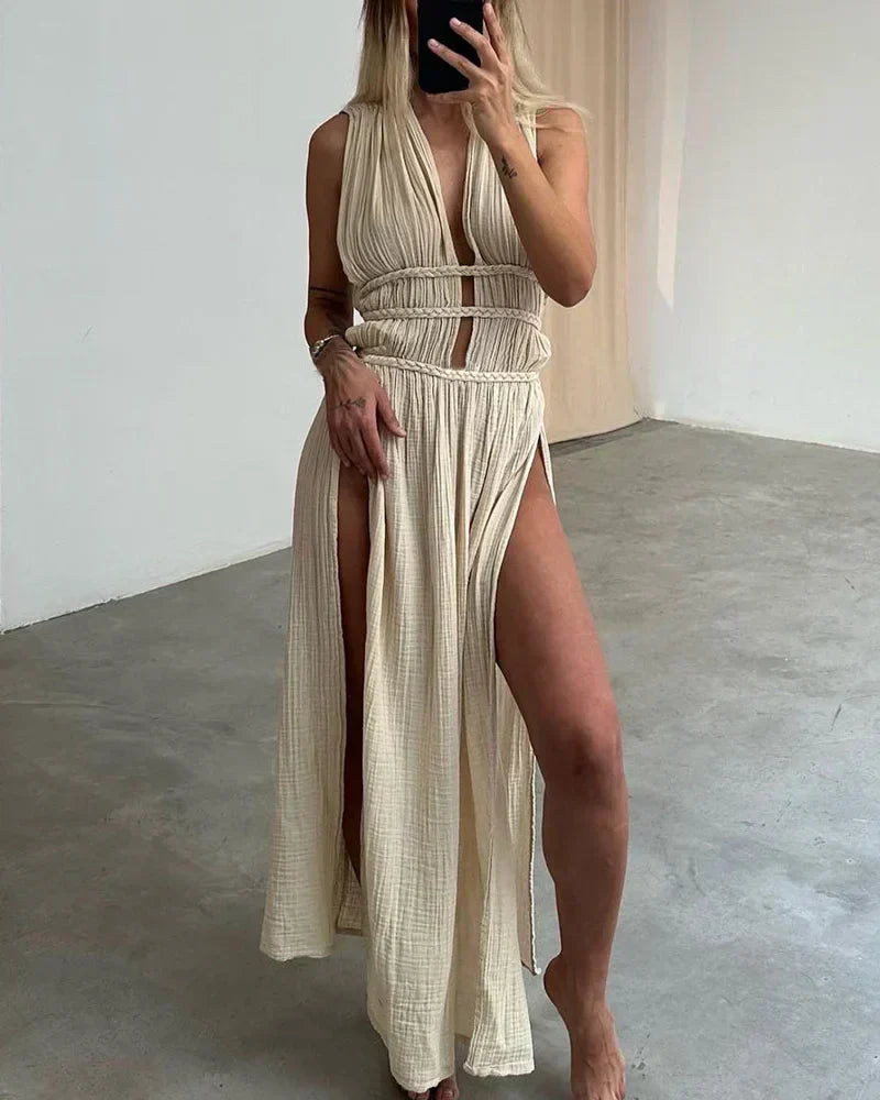 Maire Chic and Versatile Summer Dress for Women Feminine Flowy Style