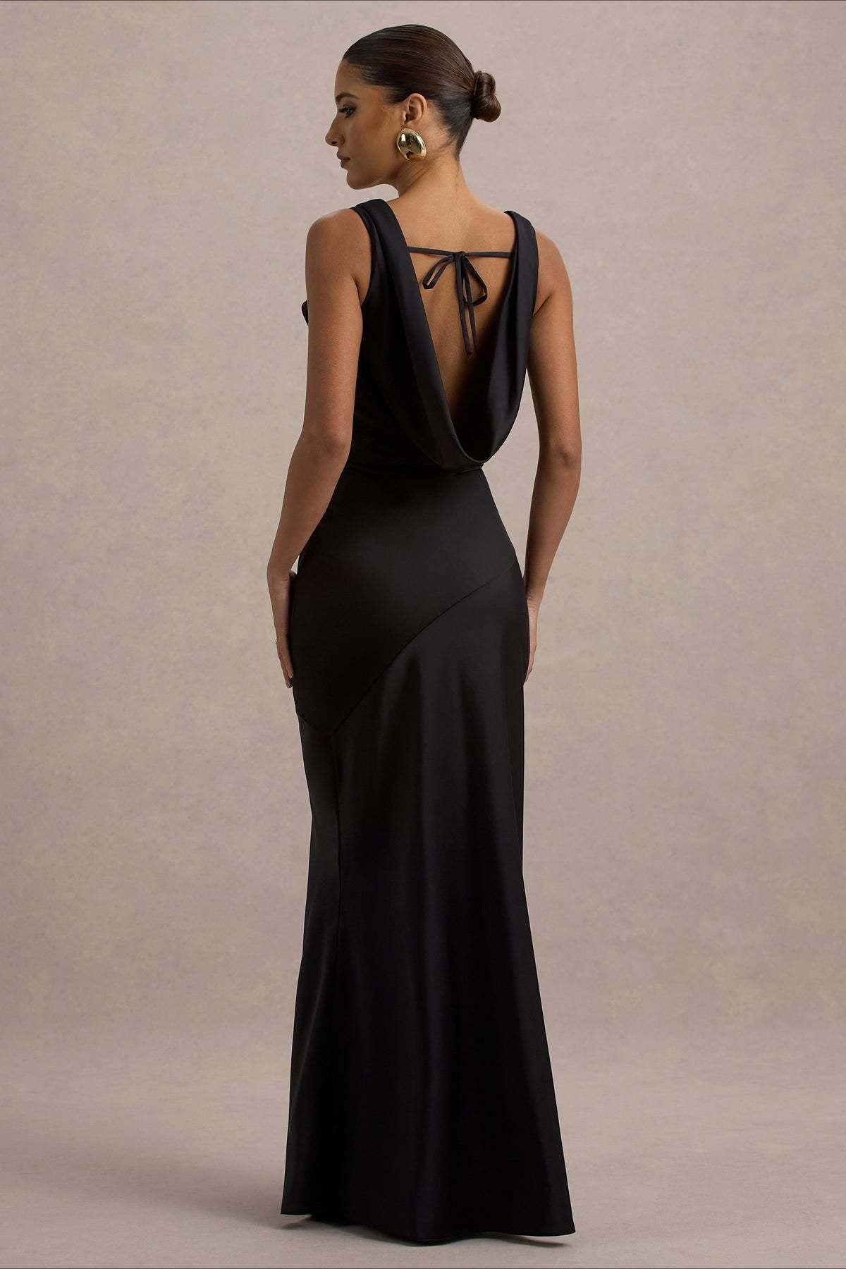 Satin Mermaid LowBack Party Dress