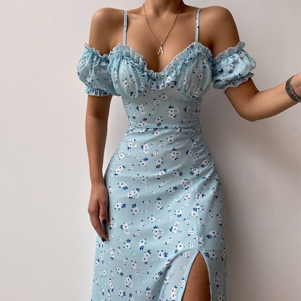 Alphonsine Statement V Neck Cocktail Dress Chic Silhouette Collection