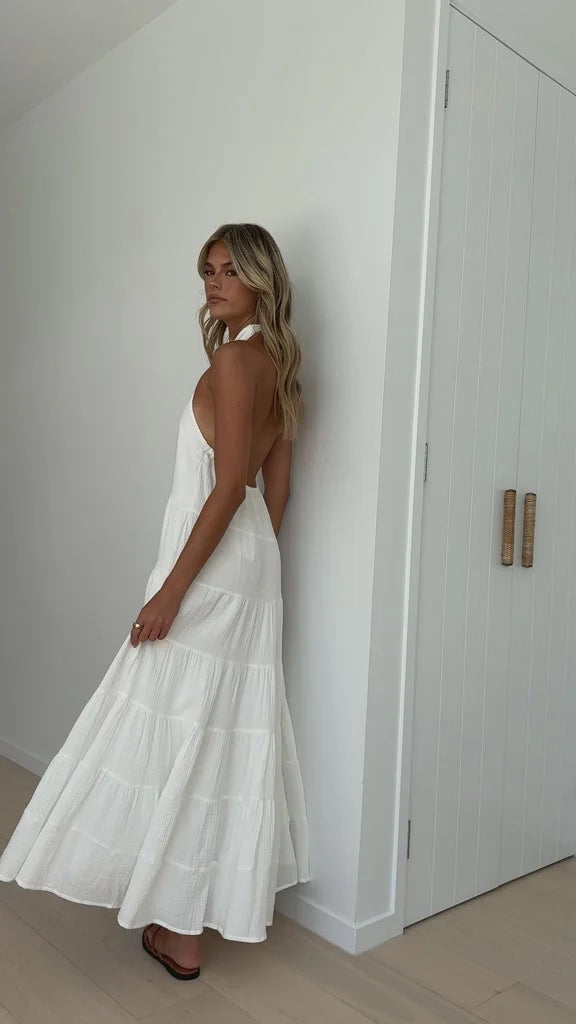 Gardenia Statement Wide Dress Evening Wear Edit