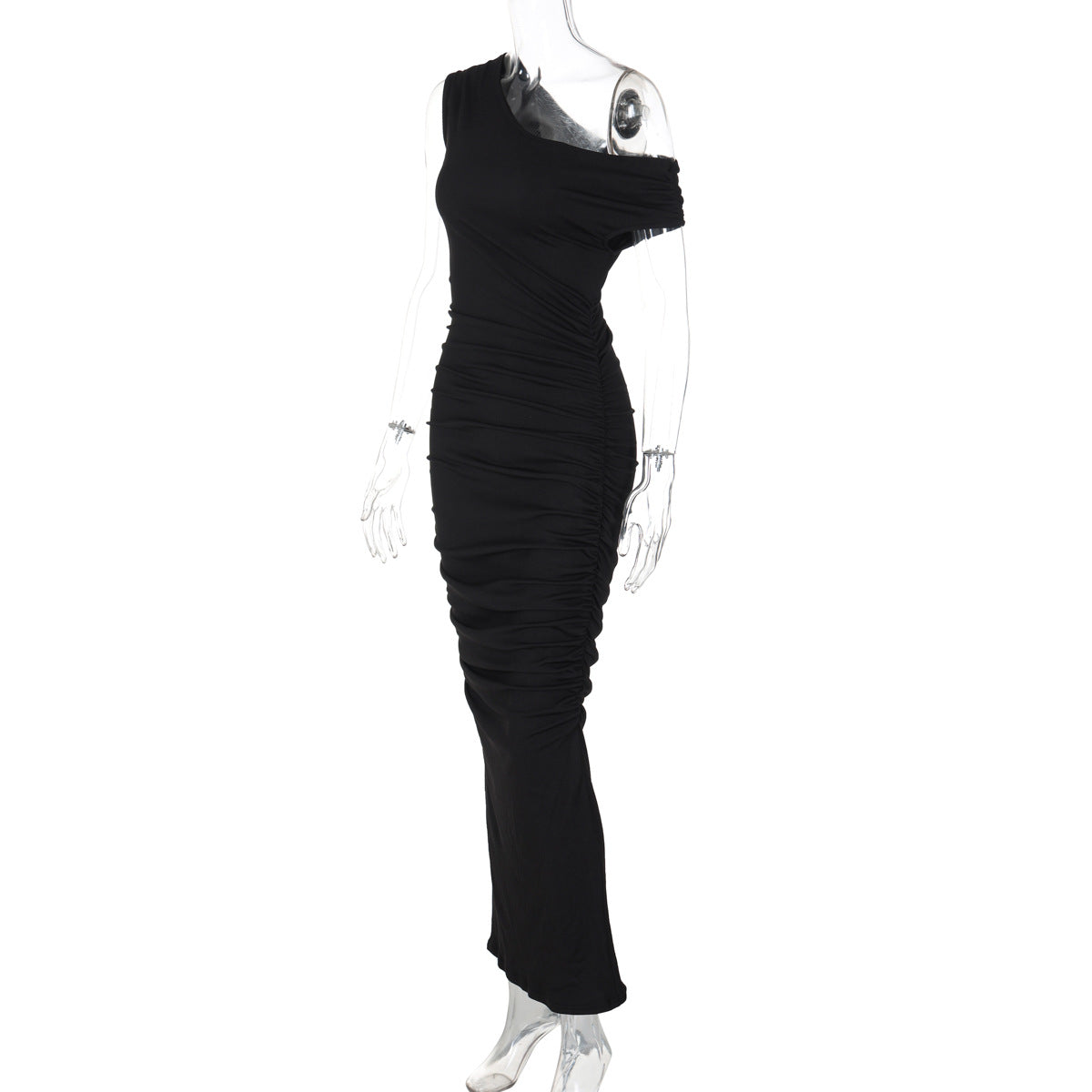 Mystical Off Shoulder Dress Black