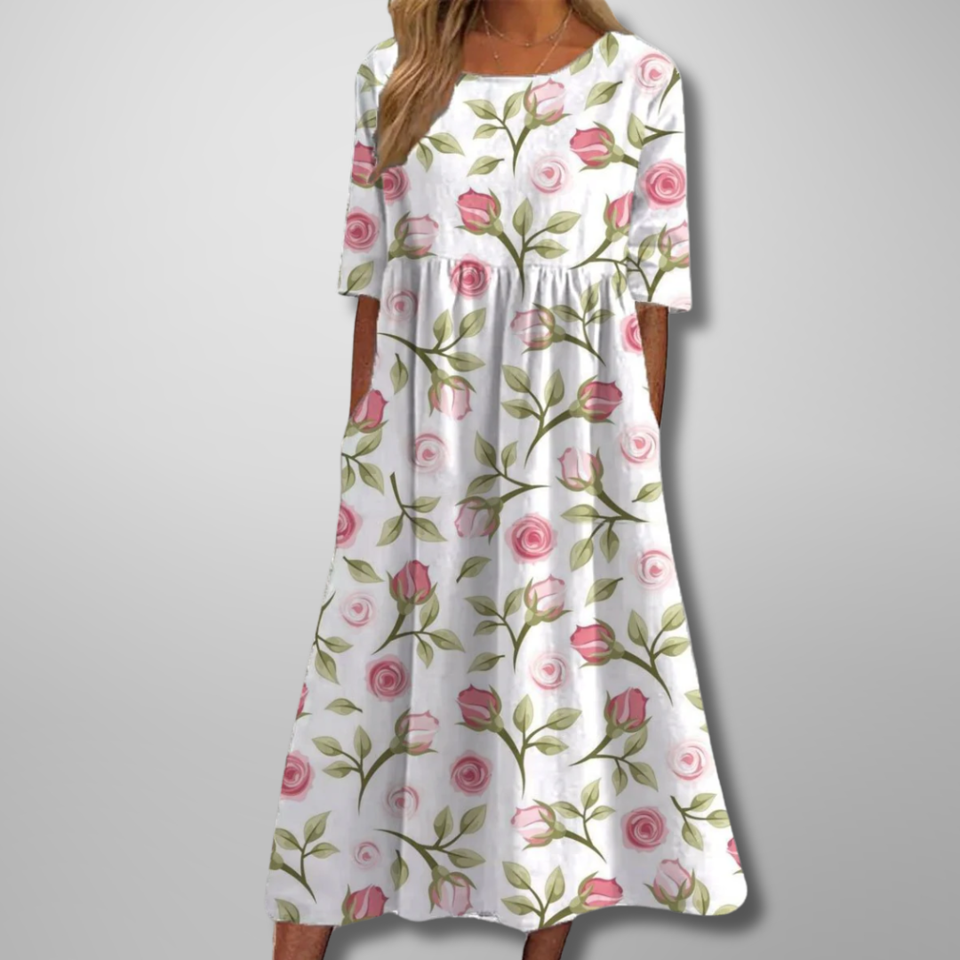 Faye | Relaxed Floral Midi 8