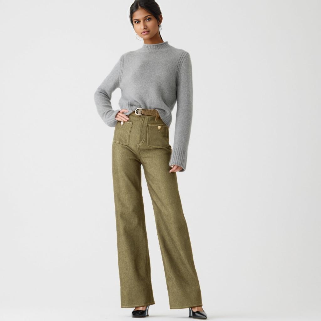 Tummy Control Wide Leg Trouser