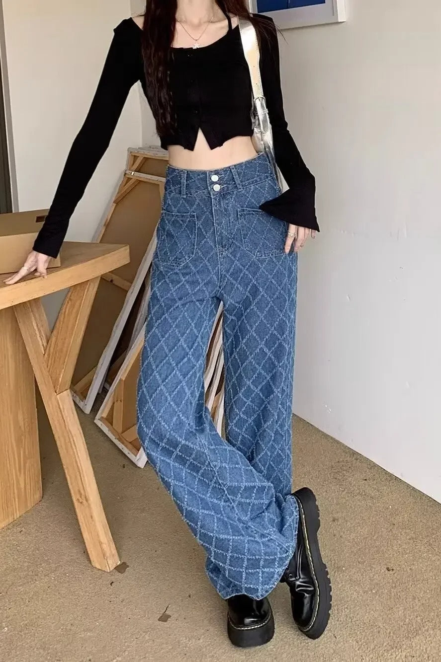 Loose Fit Slimming StraightLeg Jeans