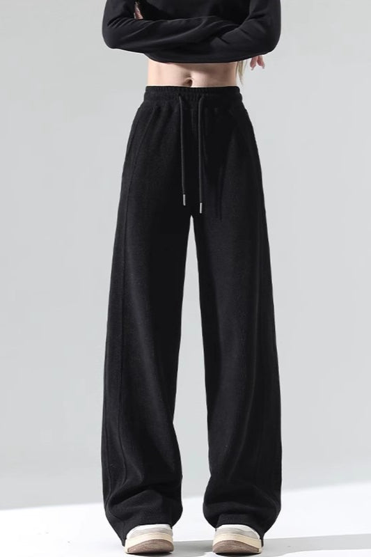 Fleece Lined Relaxed Knit Pants