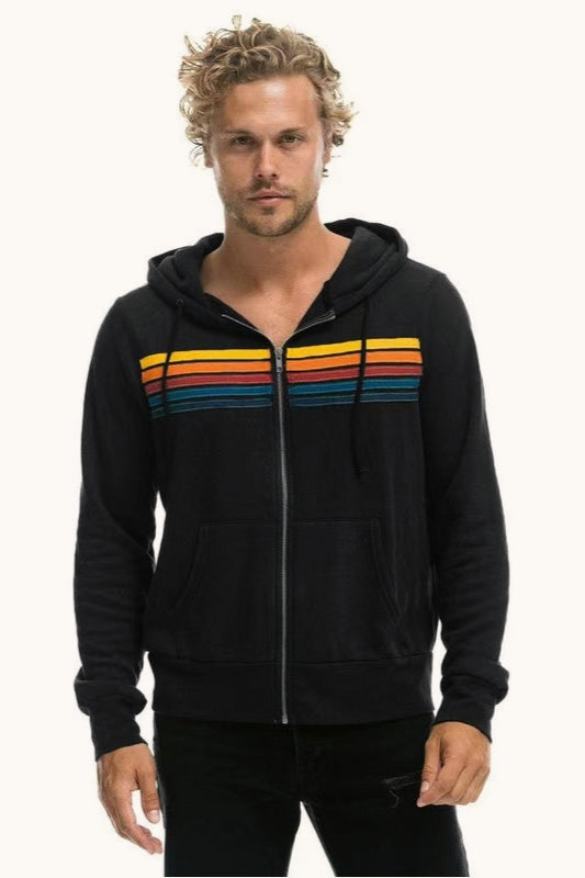 Rainbow Long Sleeve Casual Hoodie