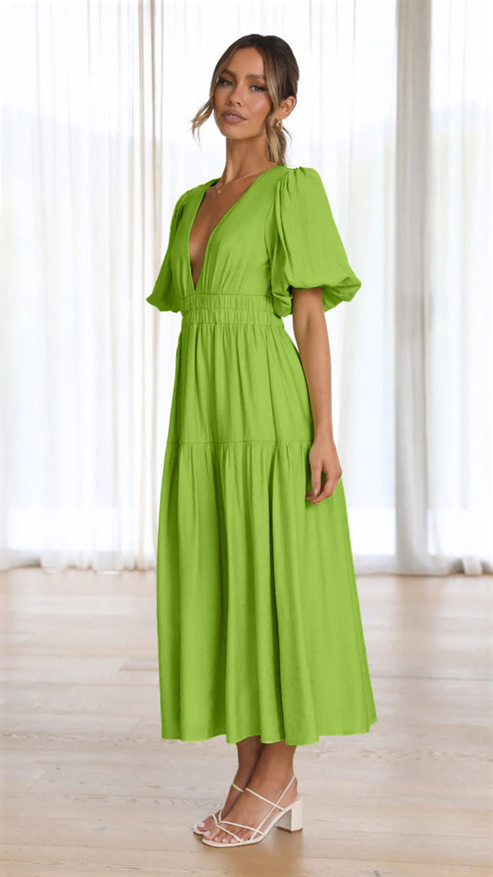 Brunch It Right Midi Dress Light Green