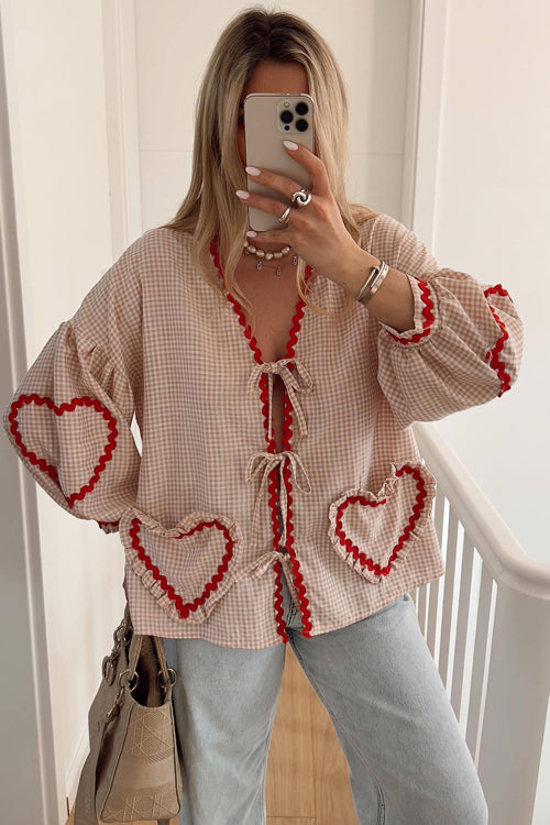 Perfectly You Tie-Front Gingham Top - 10 Colors