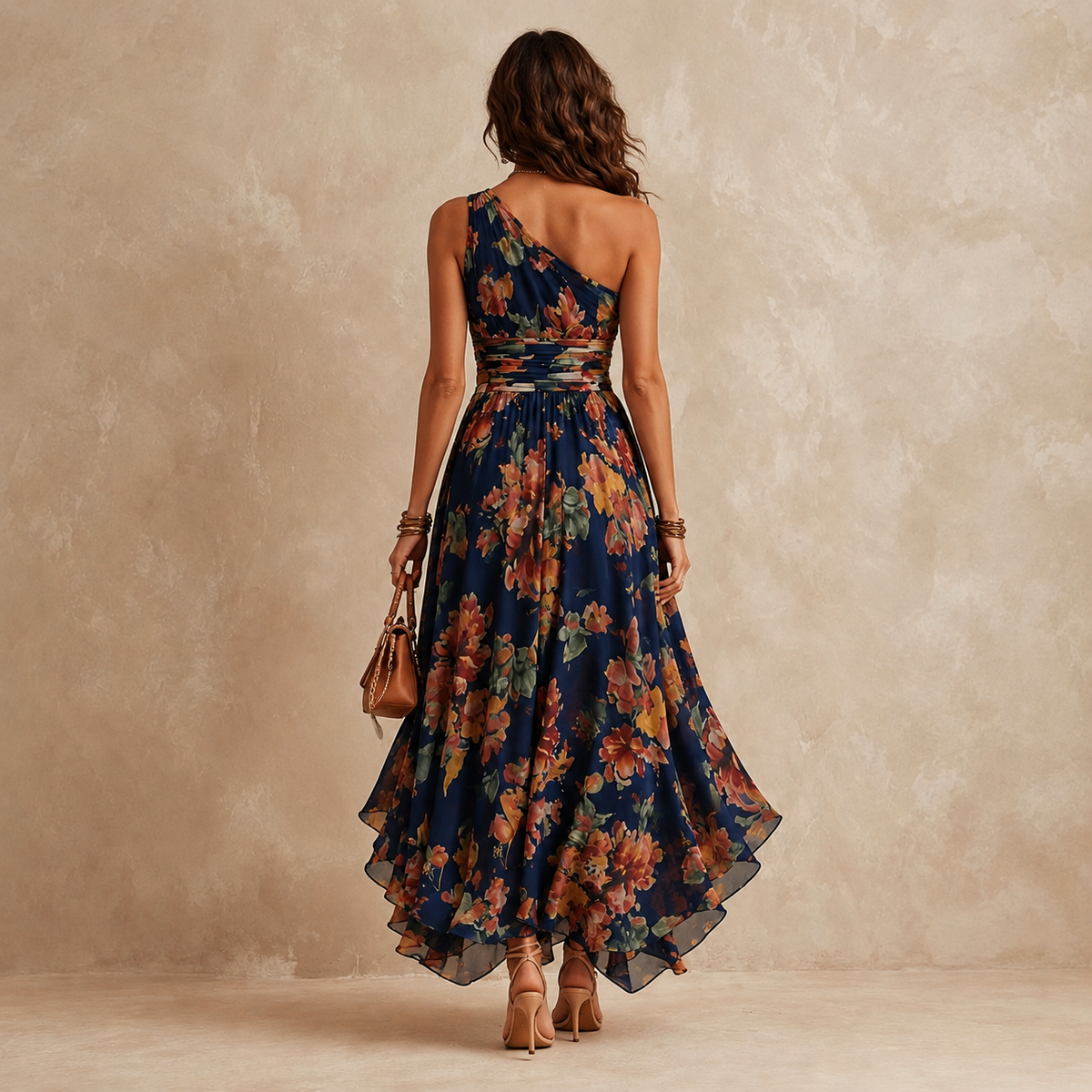 Celeste | One-Shoulder Floral Maxi 3