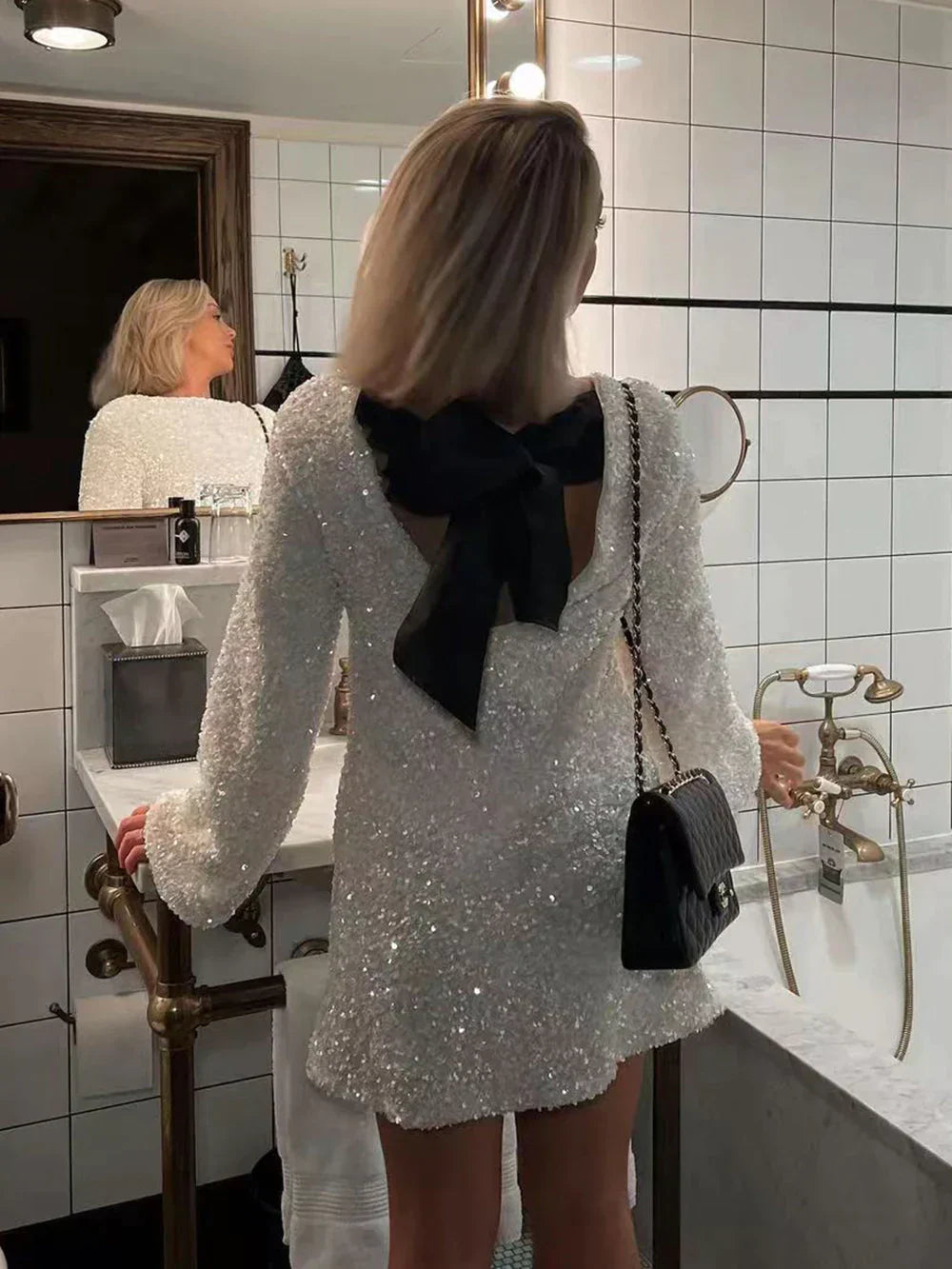 Eloísa Dress with Bow for Women Wardrobe Essential