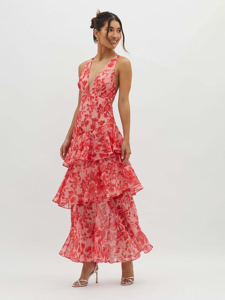 Clara Floral Maxi Dress