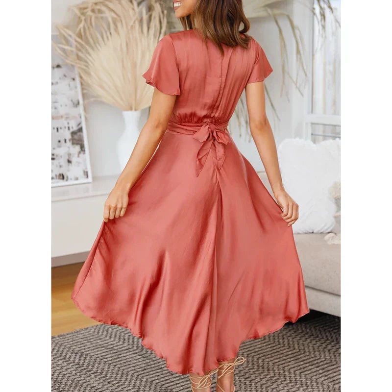 Susana Tailored and Elegant Summer Dress for Women Sophisticated Look