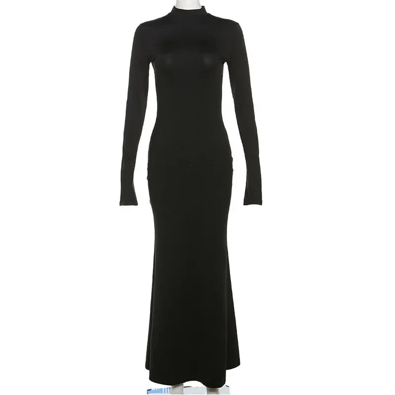 Fashion Open Back Maxi Dress